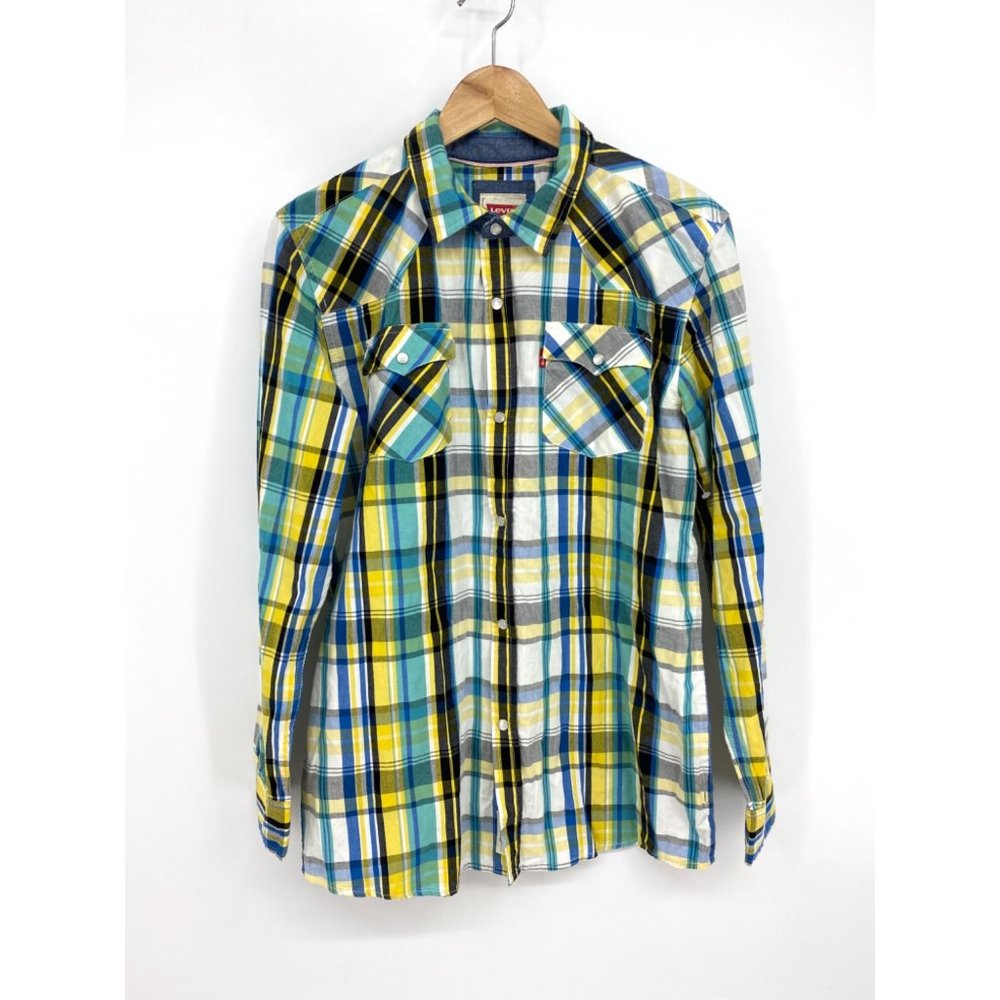 Levi’s Pearl Snap Long Sleeve Button Down Shirt NEW